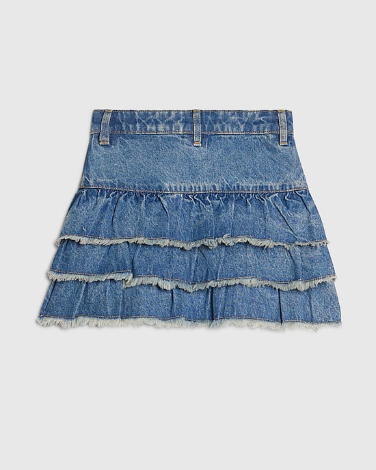River Island Mädchen Rara Rock Blau Denim & Schleifen-Schlüsselanhänger - Image 2