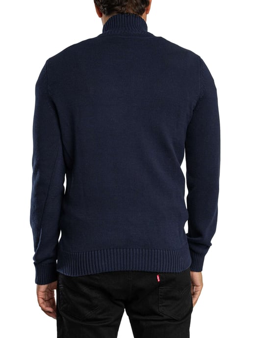 Sergio Tacchini New Dallas 1/4 Zip Strick, Beige - Image 3