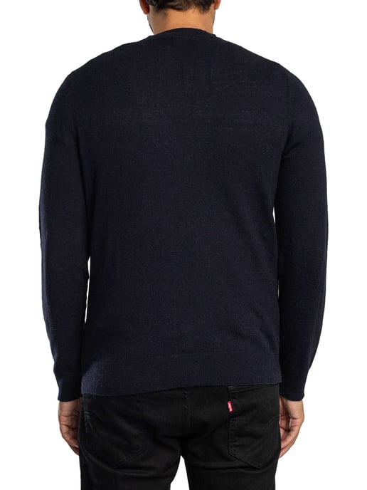 Superdry Strickwaren Aus Essentieller Wollmischung, Blau - Image 3