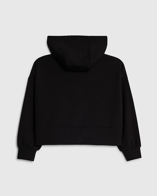 River Island Mädchen-Hoodie Schwarz mit Nieten Langarm - Image 4