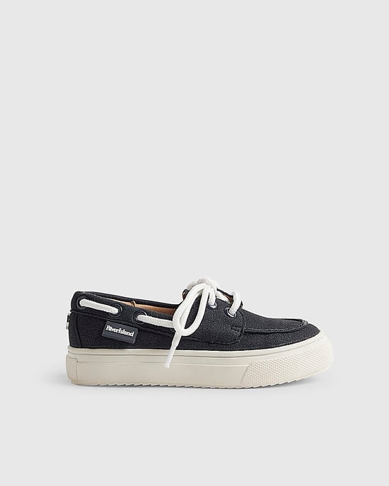 River Island Bootsschuhe für Jungen im Mini-Format, Marineblau, Schnürung, flache Sohle - Image 2