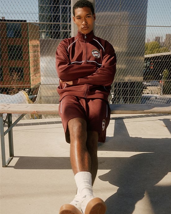 River Island Herren-Tracktop Rot Pony Regular Fit Trikot - Image 2