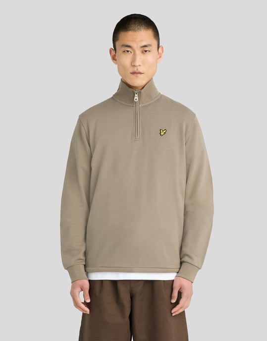 Lyle & Scott Loopback-Sweatshirt mit 1/4-Reißverschluss - Image 1