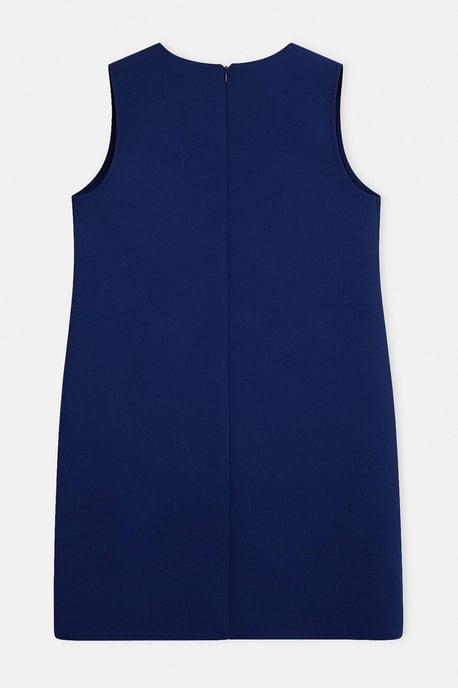 Trendyol Curve Damen Dunkelblau Einfarbig Kurz / Mini Ärmellos Casual A-Linie Große Größen Kleid - Image 5