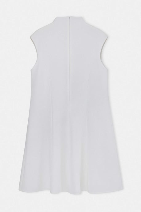 Trendyol Curve Damen Weiß Einfarbig Kurz / Mini Kurz Elegant/Abend Skater Große Größen Kleid - Image 5