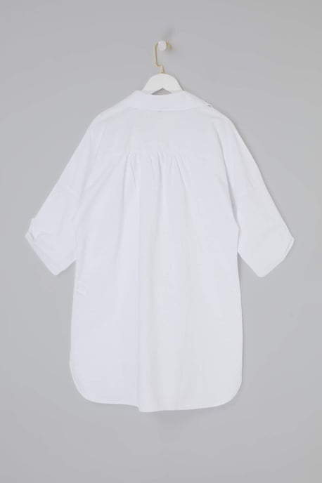 Trendyol Curve Damen Weiß Einfarbig Kurz / Mini 3/4-Arm Strandmode A-Linie Große Größen Kleid - Image 5