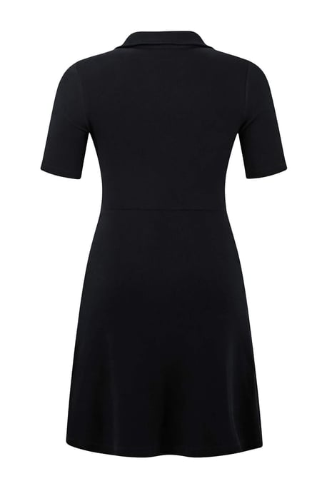 Trendyol Curve Damen Dunkelblau Einfarbig Kurz / Mini Kurz Casual Skater Große Größen Kleid - Image 4