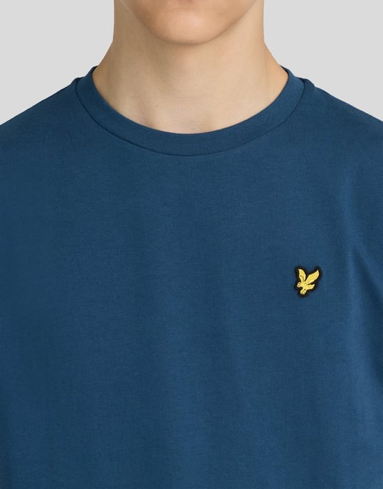 Lyle & Scott Unifarbenes T-Shirt - Image 3