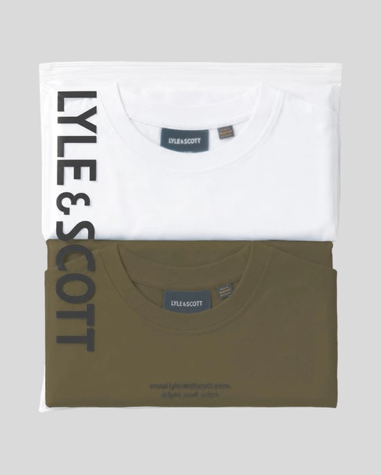 2er-Pack unifarbene T-Shirts - Image 2