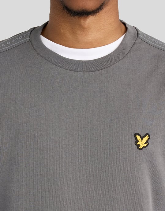 Jacquard-Tape-Sweatshirt mit Rundhalsausschnitt - Image 3