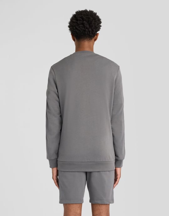 Jacquard-Tape-Sweatshirt mit Rundhalsausschnitt - Image 4