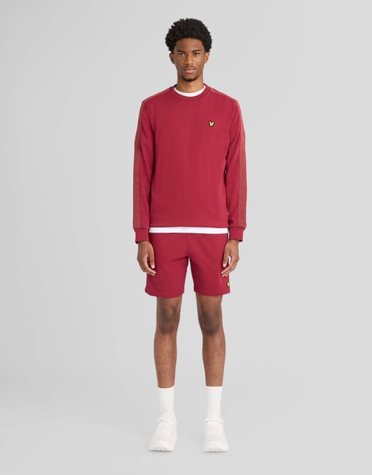 Jacquard-Tape-Sweatshirt mit Rundhalsausschnitt - Image 2