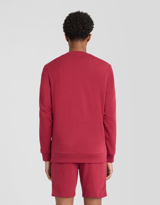 Jacquard-Tape-Sweatshirt mit Rundhalsausschnitt - Image 4