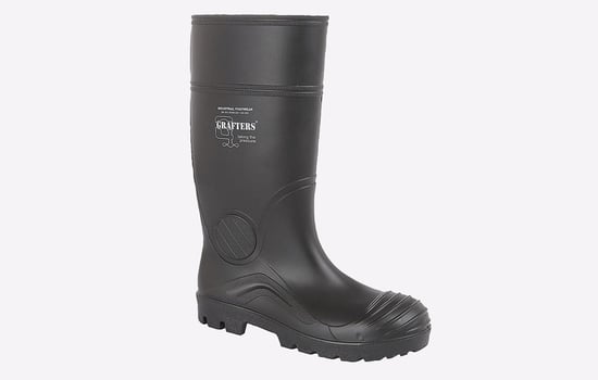 Grafters Lexington Full Length Safety Wellington Boot Mens - Image 1