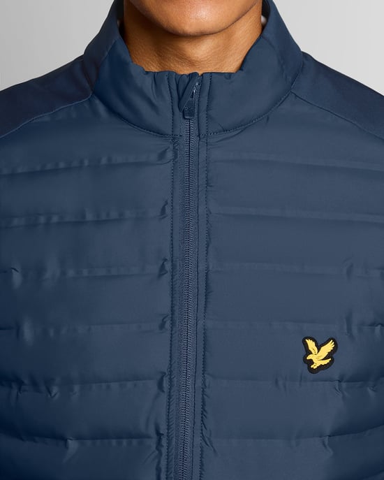 Lyle & Scott Golfjacke mit Steppung und durchgehendem Reißverschluss - Image 3