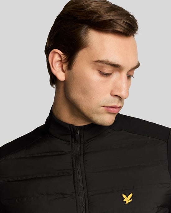 Hybrid-Steppjacke mit durchgehendem Reißverschluss für Golf - Image 4