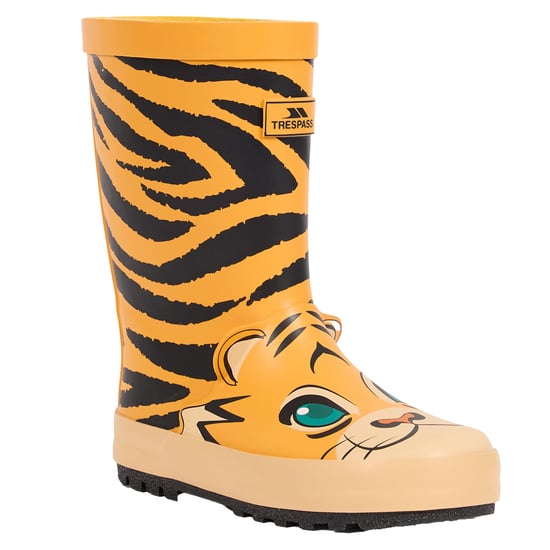 Trespass - Tiger Gummistiefel für Kinder (Gelb/Schwarz) - Image 5