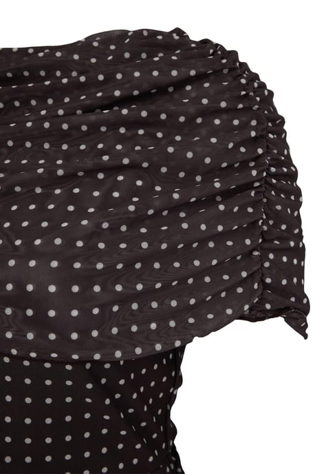 Trendyol Curve Damen Braun Geblümt Kurz / Mini Ärmellos Casual Bodycon Große Größen Kleid - Image 5