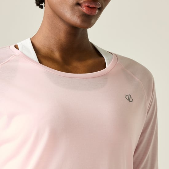 Dare 2B - "Serenity" T-Shirt für Damen, Langärmlig (Rosa Nebel) - Image 4
