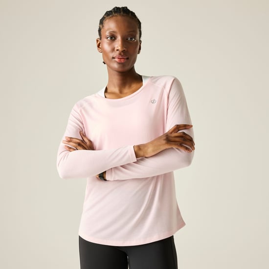 Dare 2B - "Serenity" T-Shirt für Damen, Langärmlig (Rosa Nebel) - Image 6