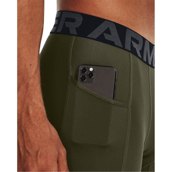 Under Armour - "HeatGear" Kompressions-Shorts für Herren (Marine OD Grün) - Image 5