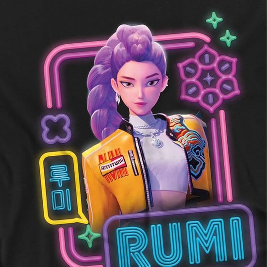 K-Pop Demon Hunters - T-Shirt für Damen, Anliegend (Schwarz) - Image 3