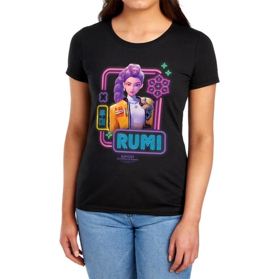 K-Pop Demon Hunters - T-Shirt für Damen, Anliegend (Schwarz) - Image 4