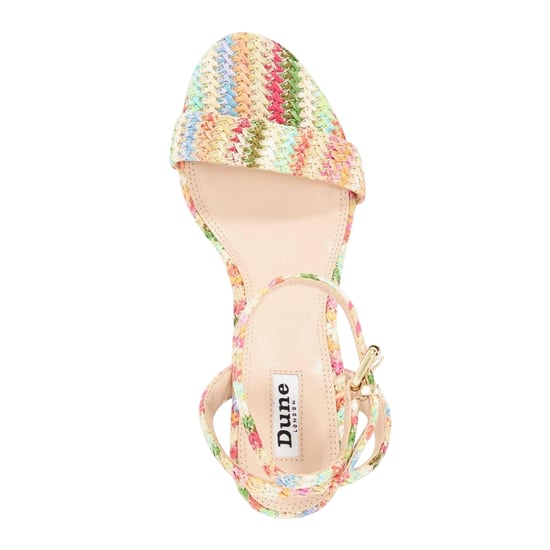 Dune London - "Lo Memee" Sandalen für Damen, gewebter Stoff, Mittelhoher Absatz (Bunt) - Image 4