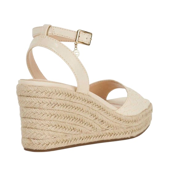 Dune London - "Kerries" Espadrille Sandalen mit Keilabsatz für Damen, High Heel (Naturweiß) - Image 2