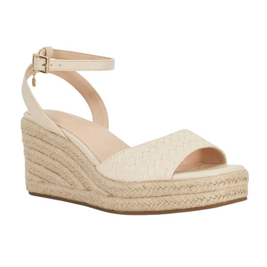 Dune London - "Kerries" Espadrille Sandalen mit Keilabsatz für Damen, High Heel (Naturweiß) - Image 5
