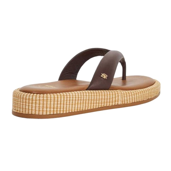 Dune London - "Lo Laike" Sandalen für Damen, Leder, Zehentrenner (Braun) - Image 2