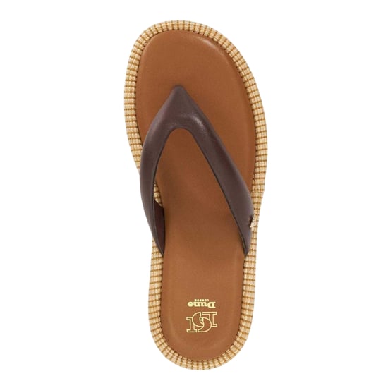 Dune London - "Lo Laike" Sandalen für Damen, Leder, Zehentrenner (Braun) - Image 3