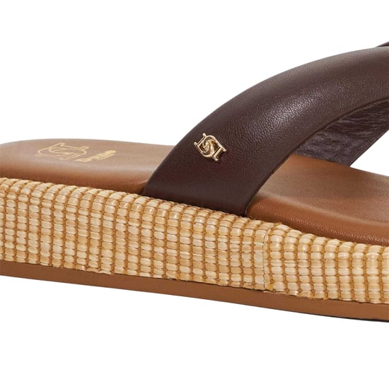 Dune London - "Lo Laike" Sandalen für Damen, Leder, Zehentrenner (Braun) - Image 4
