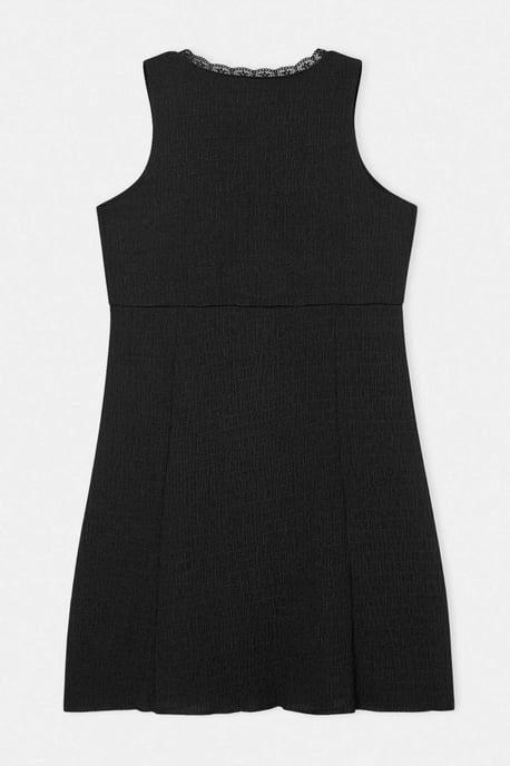 Trendyol Curve Damen Schwarz Einfarbig Kurz / Mini Ärmellos A-Linie Große Größen Kleid - Image 5