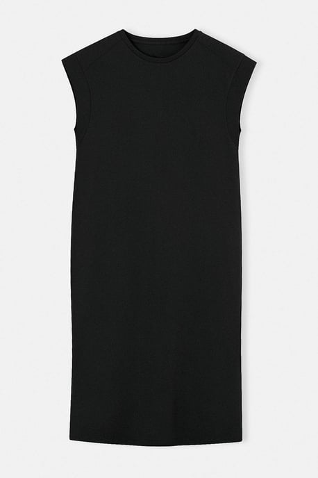 Trendyol Curve Damen Schwarz Einfarbig Kurz / Mini Kurz Casual A-Linie Große Größen Kleid - Image 3