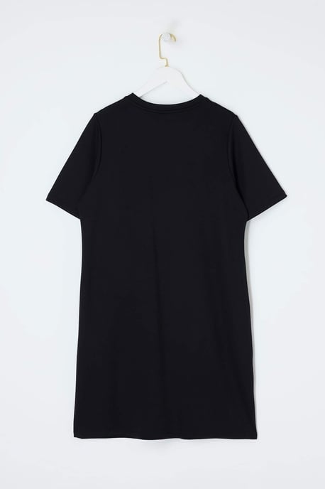Trendyol Curve Damen Schwarz Einfarbig Kurz / Mini Kurz Gerade Große Größen Kleid - Image 4
