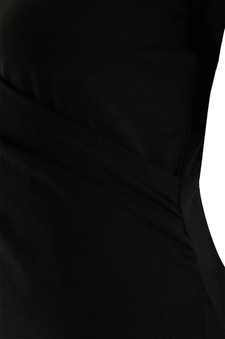 Trendyol Curve Damen Schwarz Einfarbig Kurz / Mini Kurz Casual A-Linie Große Größen Kleid - Image 3