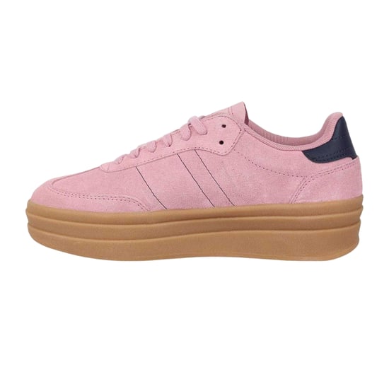 Jack Wills - "Newbury" Sneaker für Damen, Wildleder, Plattform-Absatz (Pink/Marine/Gummi Rosa) - Image 2