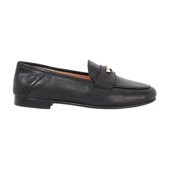 Dune London - "Greek" Penny-Schlupfschuhe für Damen, Leder, Niedriger Absatz (Schwarz) - Image 2