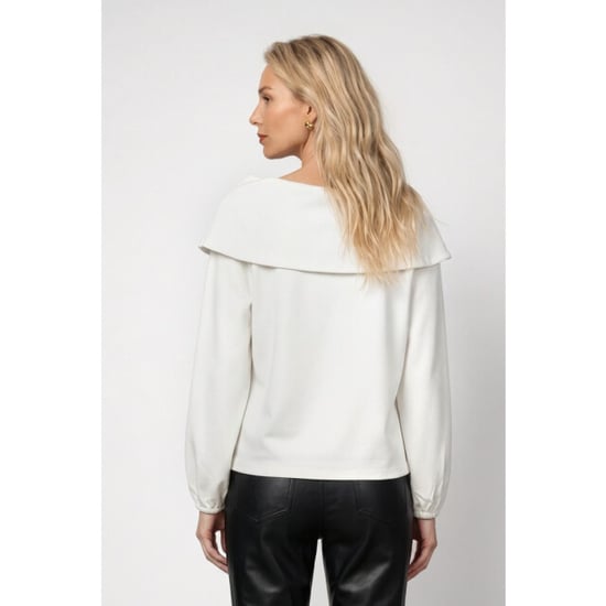 Monari Pullover mit Carmen-Ausschnitt 809858 102 Off-White - Image 2