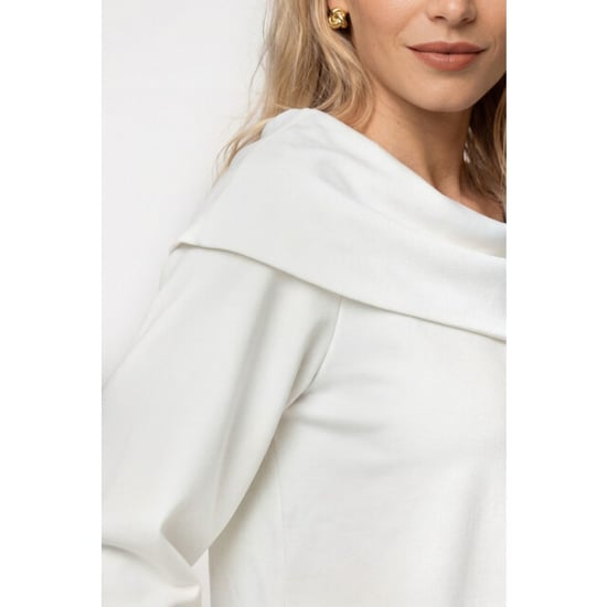 Monari Pullover mit Carmen-Ausschnitt 809858 102 Off-White - Image 3