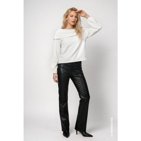 Monari Pullover mit Carmen-Ausschnitt 809858 102 Off-White - Image 4