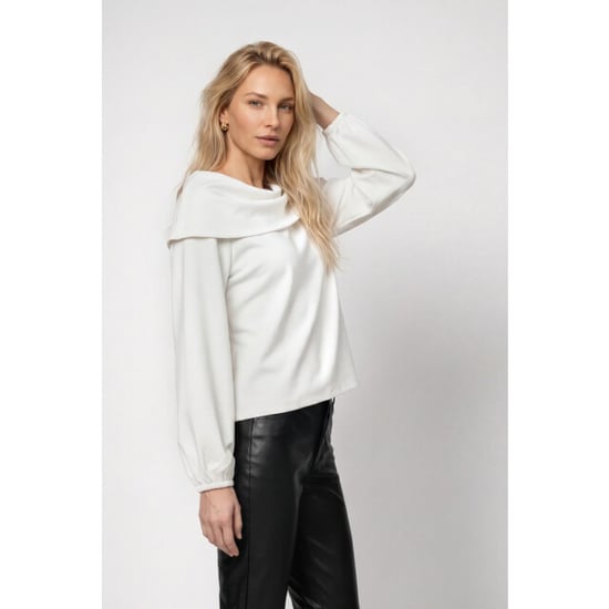 Monari Pullover mit Carmen-Ausschnitt 809858 102 Off-White - Image 6