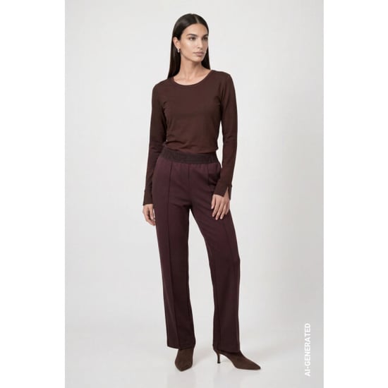 Monari Langarmshirt mit Strassdetails 810053 567 black coffee - Image 5