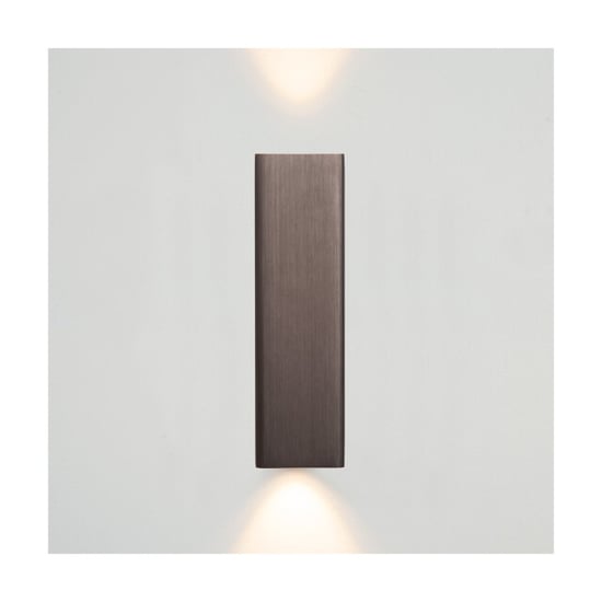 Atmooz Bertrix Wandleuchte gebürstet Ø 4,5 x H 16 cm integrierte LED - Image 1