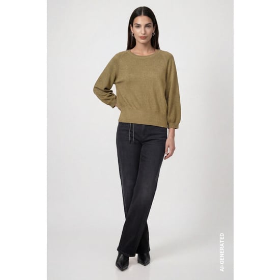 Monari Lurex Pullover 809949 625 Grün - Image 2