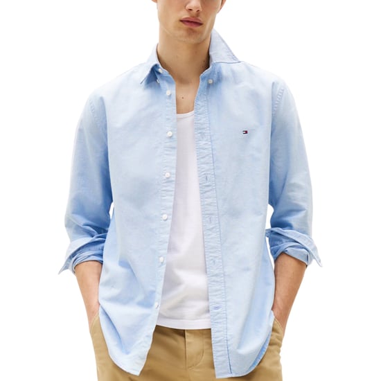TOMMY HILFIGER Herrenhemden Regular Fit Oxford Langarm Freizeit Baumwolle Formal - Image 1