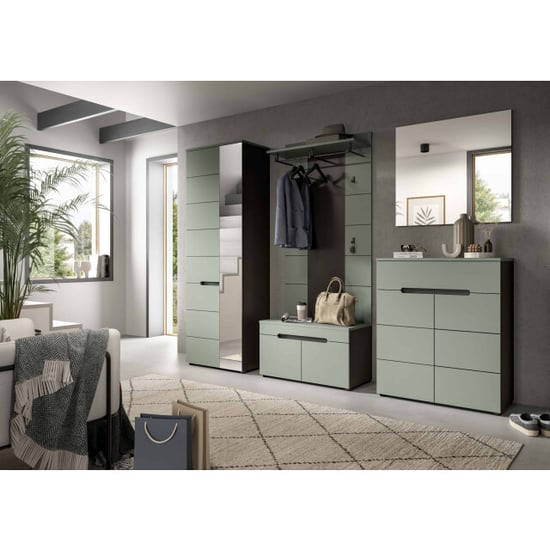 Furnilux Flurpaneel für Ordnung in Ihrer Garderobe Kompaktes Design 80x141x29 cm - Image 2