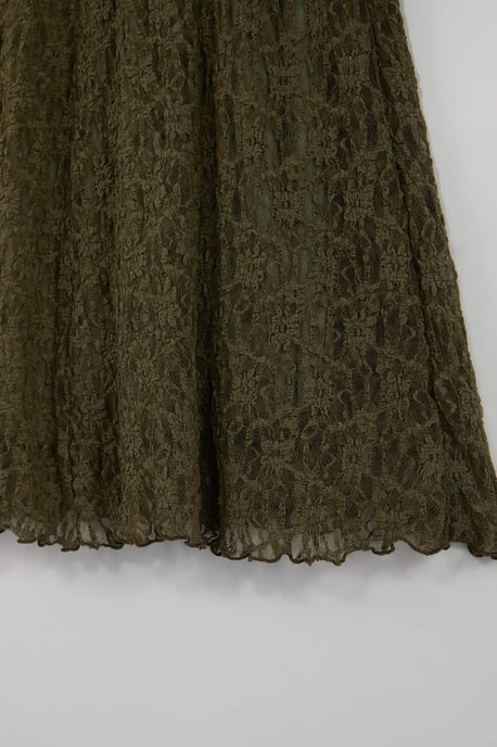 Trendyol Modest Damen Khaki Einfarbig Maxi Modest Röcke - Image 4