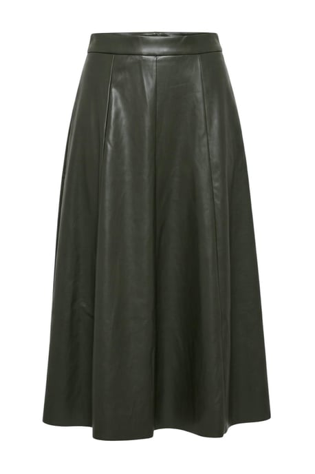 TRENDYOLMİLLA Damen Khaki Einfarbig Maxi A-Linie A-Linie Röcke - Image 1